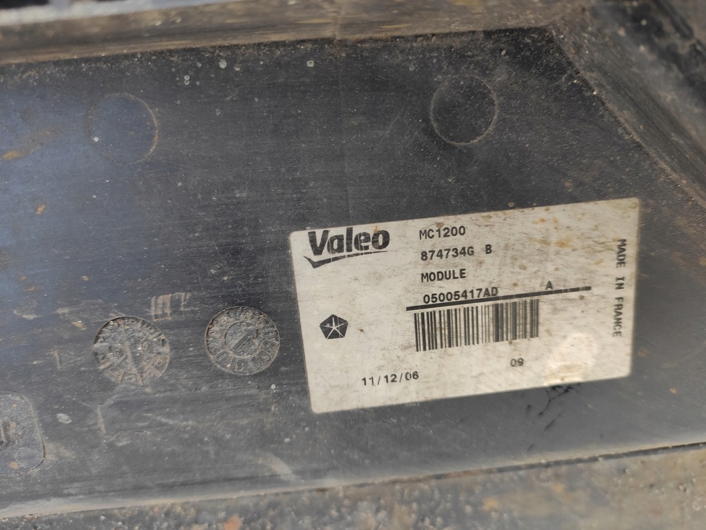 фото №5, Радіатор вентилятори chrysler voyager 2.5 2.8 crd