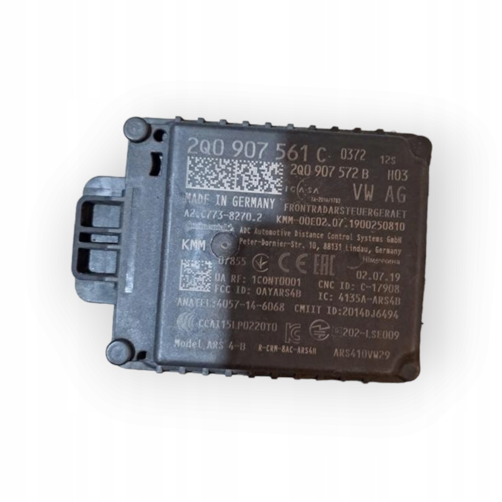 фото №1, Audi vw skoda seat 2q0907561c радар датчик acc