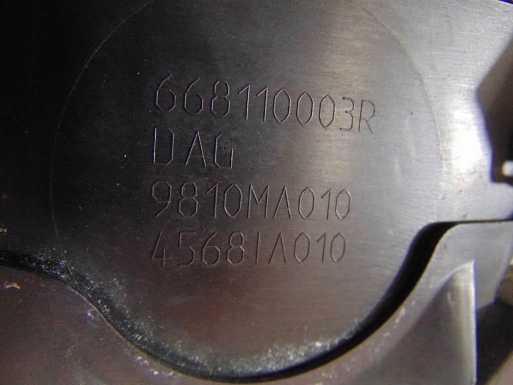 фото №9, Renault megane iii жабо пластиковий верхній eu