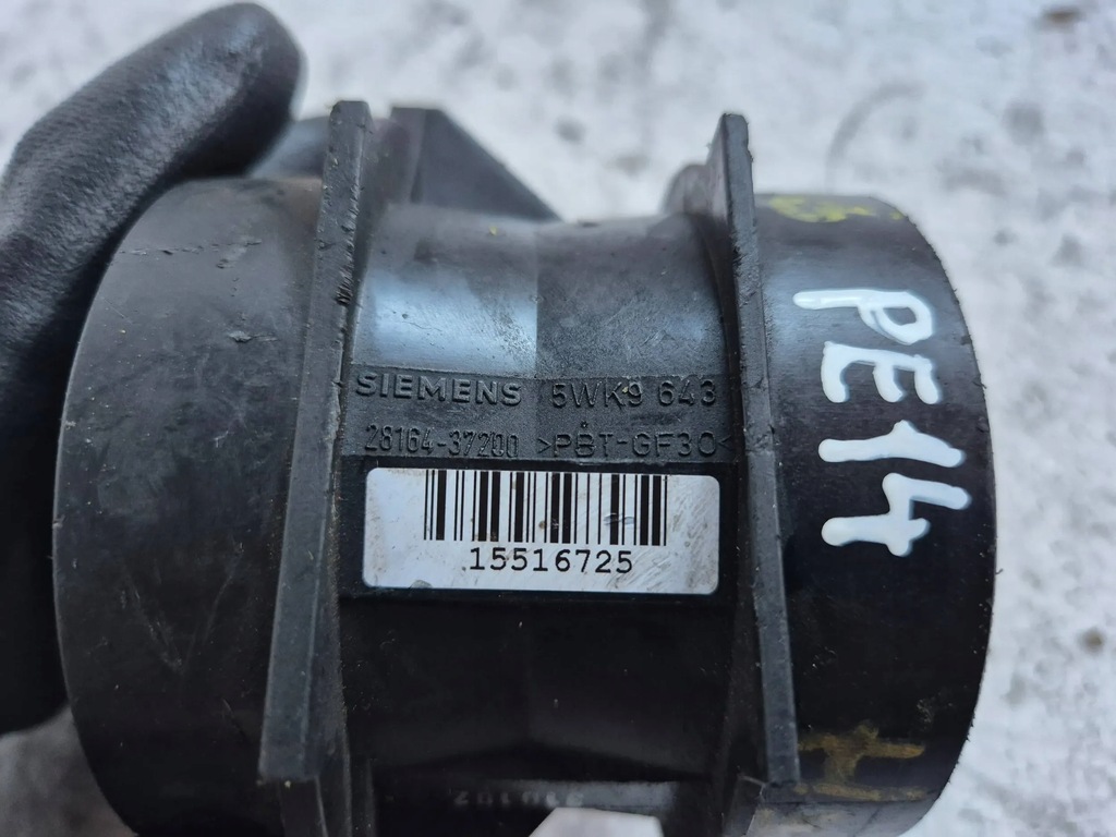 фото №6, Расходомер 5wk9643 hyundai santa fe i 2.7 v6 02-