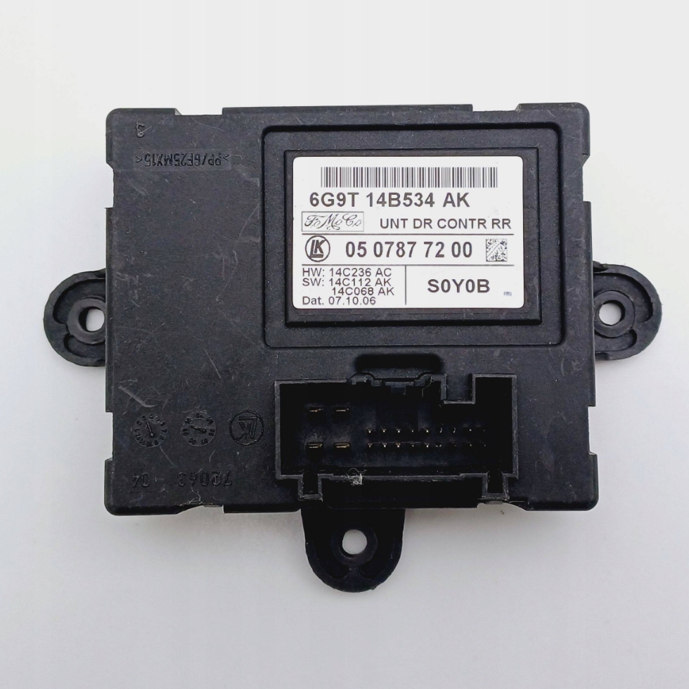 фото №1, Модуль блок керування двері лівий задня ford galaxy 6g9t14b534ak nr392