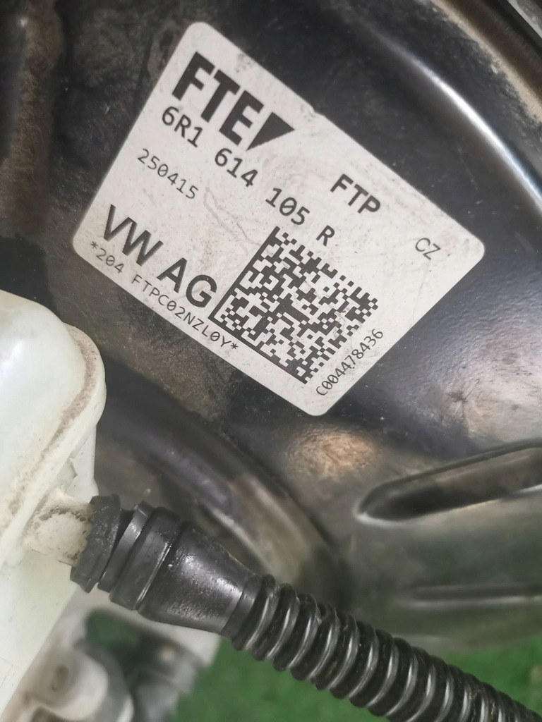 фото №5, Усилитель тормозов насос тормозная vw polo v 6r 6r1614105r