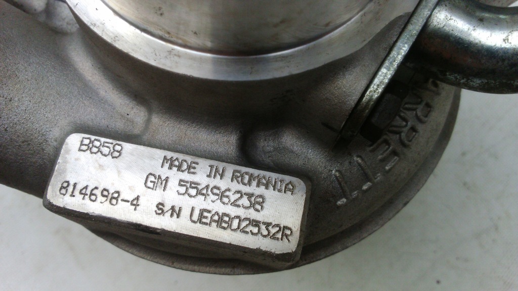 фото №8, Opel astra k 1.6cdti 17r. турбонагнетатель 55496238