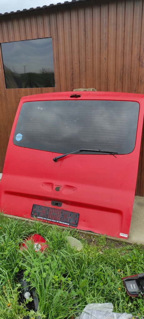 фото №1, Кришка багажника opel primastar renault trafic 1 vivaro 1 vivaro a czerwona з скло