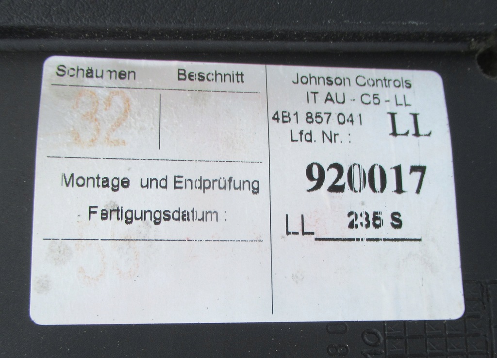 фото №11, Audi a6 c5 lift панель приладів консоль подушка безпеки ремені датчик