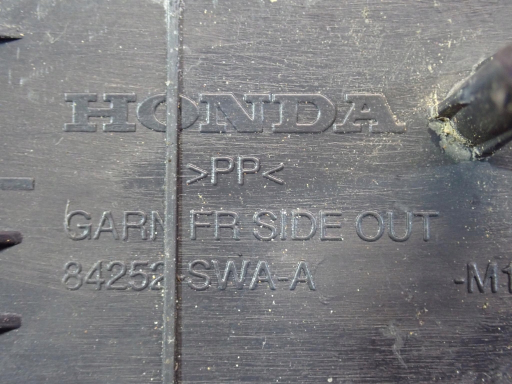 Honda cr-v 3 06-09 молдинг поріг ліве перед 84252-swa-a Зі Шроту