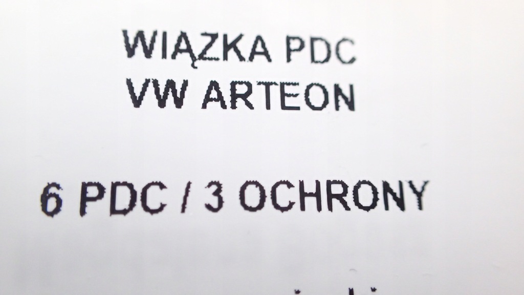 фото №10, Nowa джгут бампера 6 pdc / 3 захисту vw arteon 3g8971095g + датчики pdc