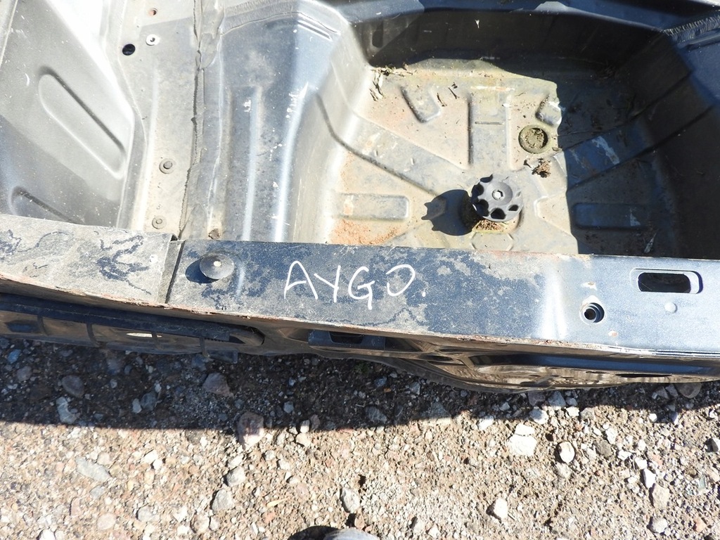 фото №7, Toyota aygo 05-14 pas задний поддон задняя