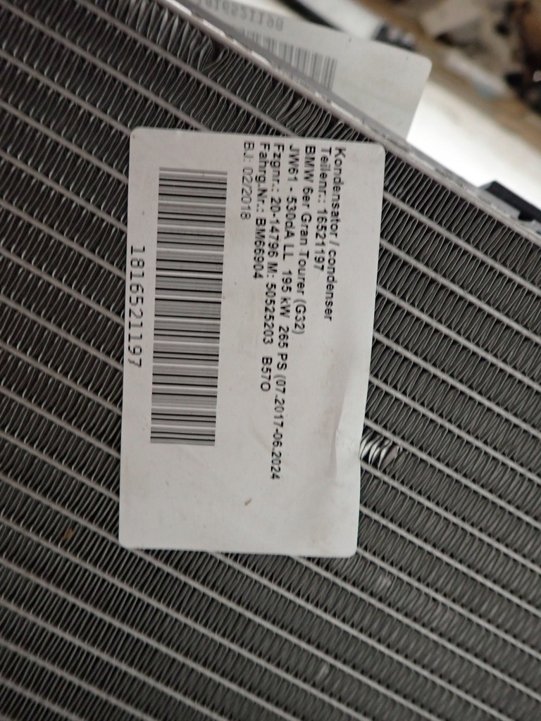 фото №7, Bmw 6 g32 16- радіатор радіатор вентилятор