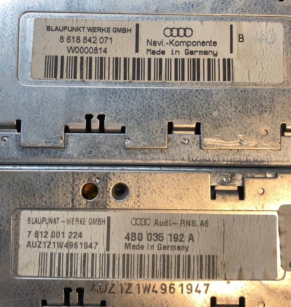 фото №4, Audi a6 c5 радіо навігація 4b0035192a plus kod