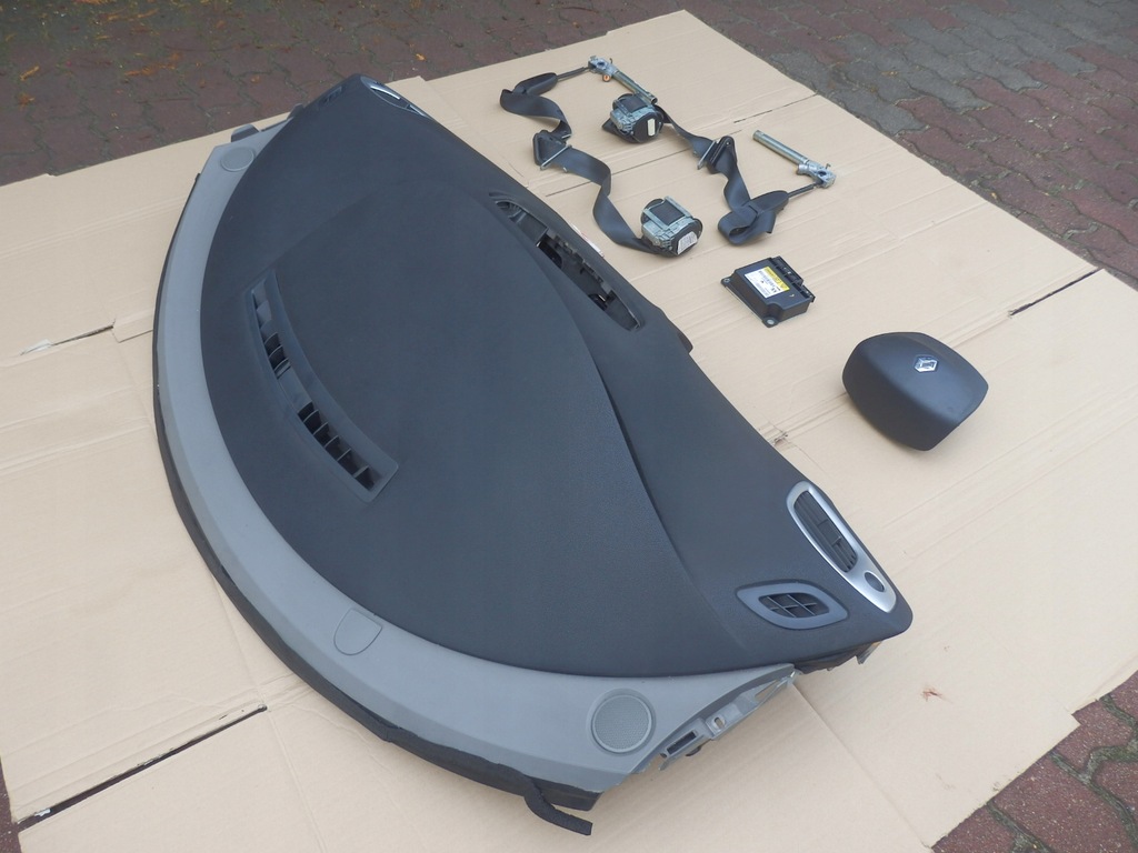 фото №9, Renault scenic iii панель приладів консоль подушка безпеки