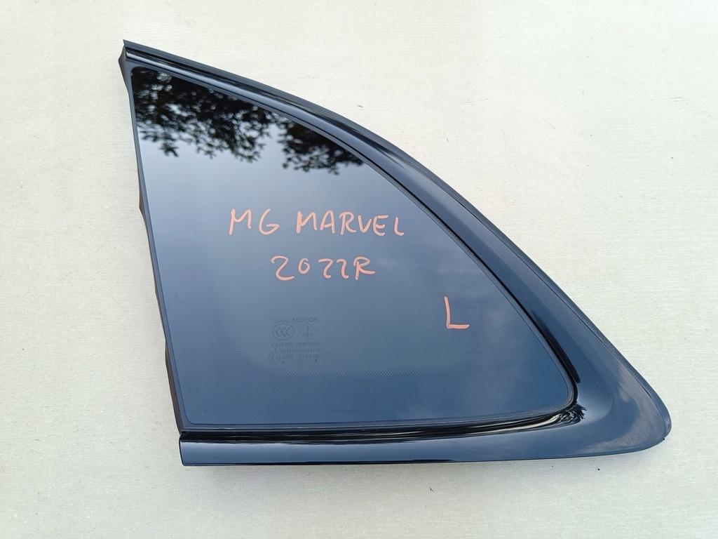 фото №1, Mg marvel r 2023r оригинальная левая стекло боковая левый задняя кузовная 2022r