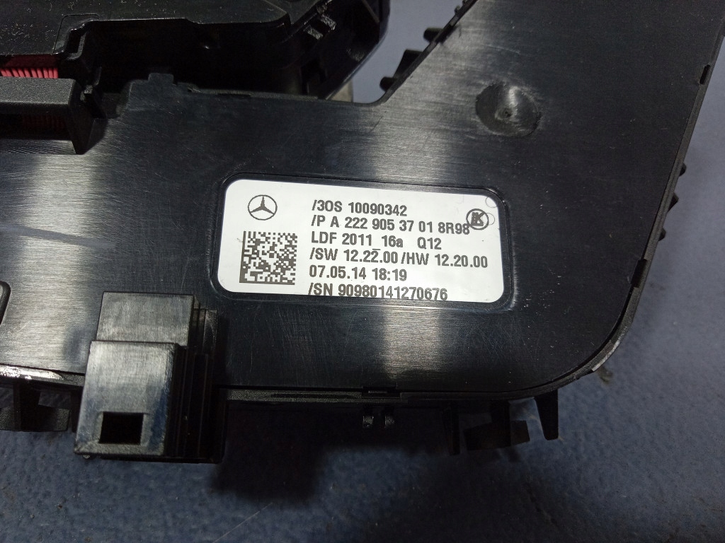 фото №6, Mercedes s klasa w222 панель регулировки сиденье левый задняя a2229053701