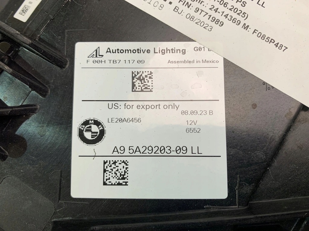 фото №10, Bmw x4 g02 x3 g01 lci лампи перед адаптивний led idealne повний