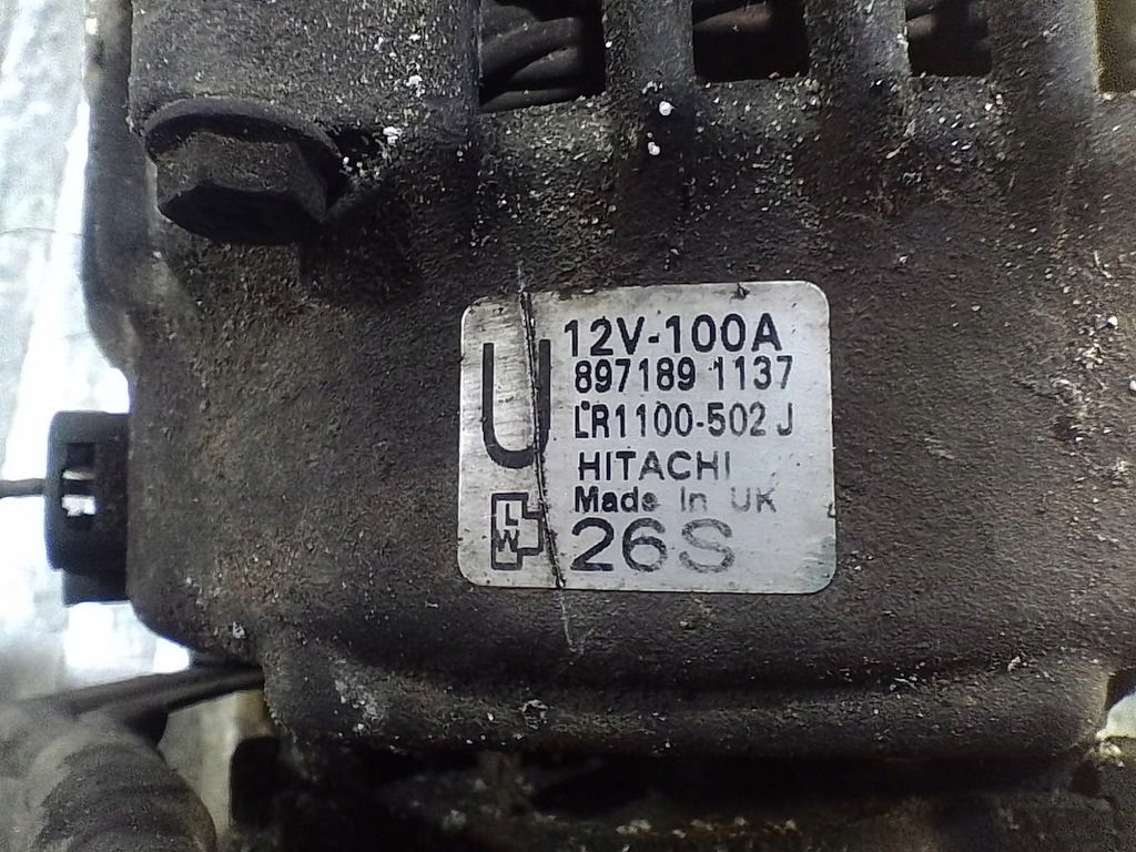 фото №7, Генератор opel combo 8971891137 1.7 d