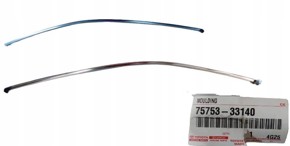 фото №1, Toyota camry молдинг двері верхній передня права оригінальний номер 7575333140