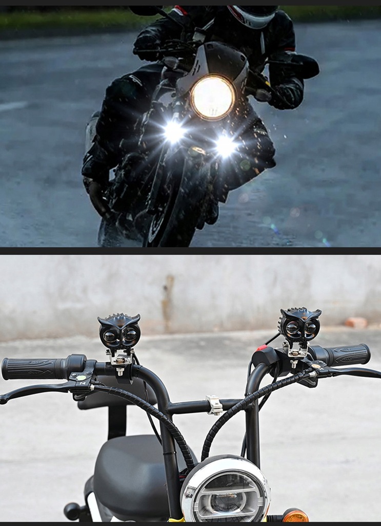 фото №15, Led противотуманная фара motocyklowy лампа фара dla quada