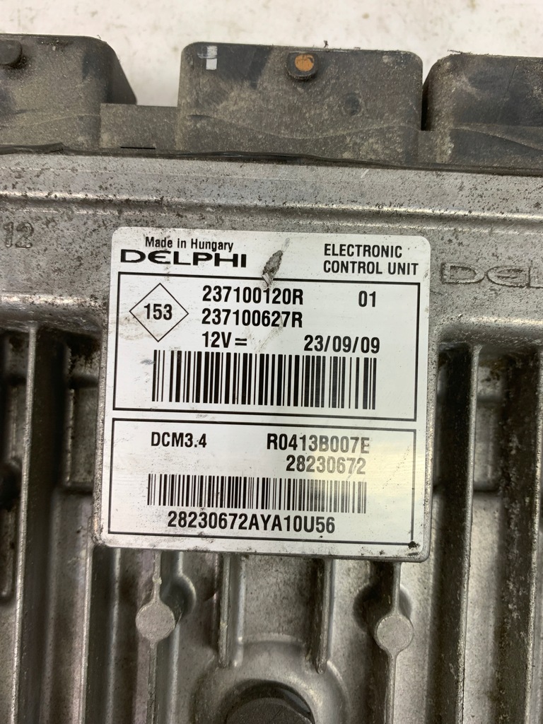 фото №2, Бортовой компьютер двигателя renault 237100120r 237100627r