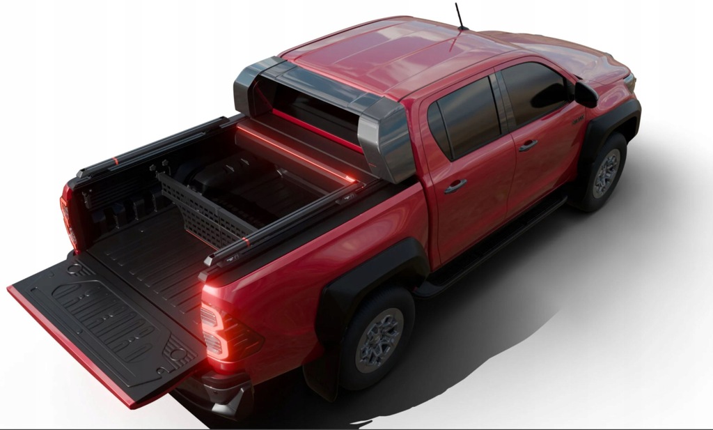 фото №8, Шторка обшивка рулонна кузов алюмінієва електрична toyota hilux gr 2024+