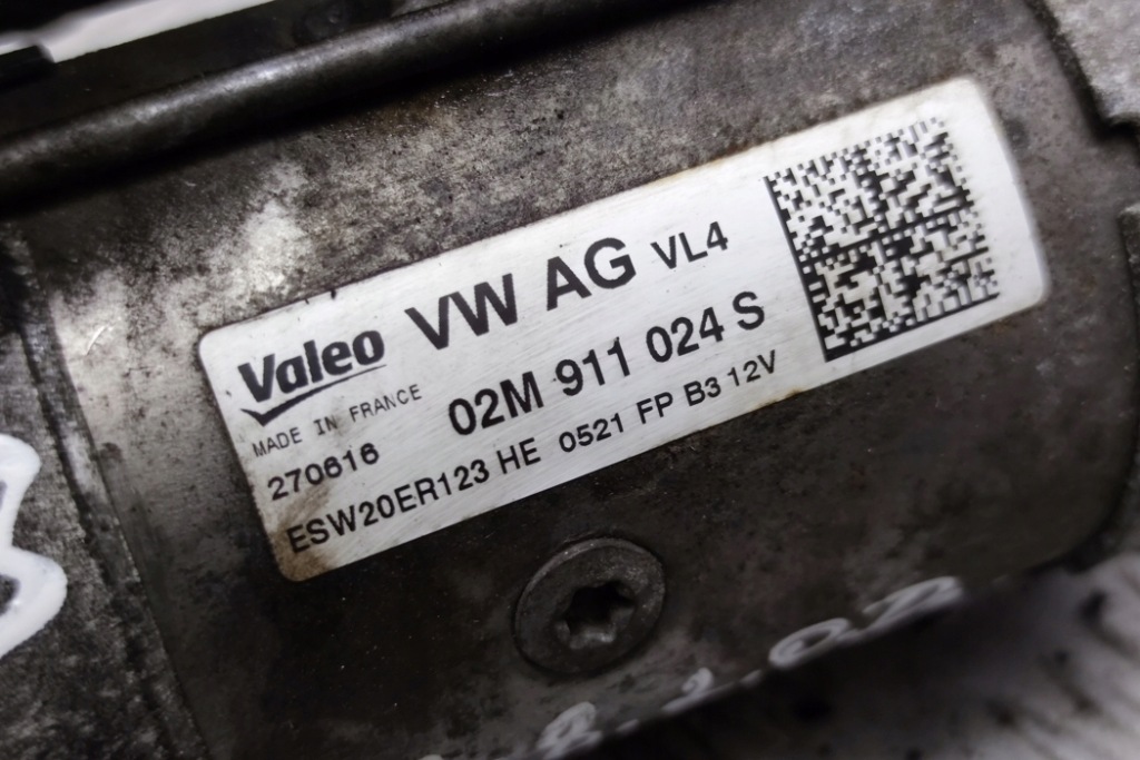 Стартер vw passat b8 3g2 02m911024s 2.0l дизель 110kw 2016 Недорого