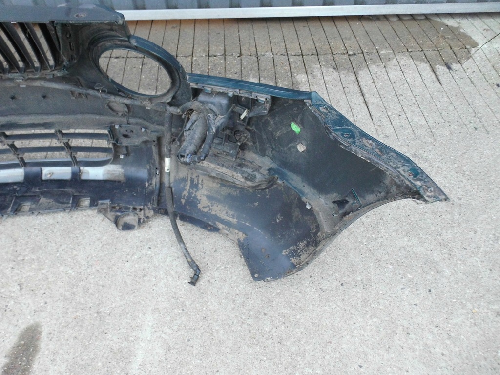 фото №13, Бампер передній решітка радіатора омивачі pdc skoda yeti 5l 2009-2013r зелений оригінал