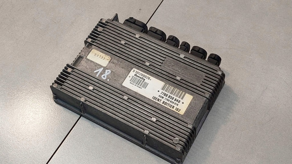 фото №7, Блок керування двигуна renault clio i 1.2 7700850840