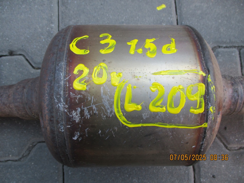 фото №10, Гаситель выхлоп citroen c3 iii 20r 1,5hdi