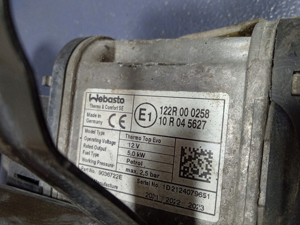 фото №10, Bmw 5 g30 g31 обогреватель стояночный webasto 9361065