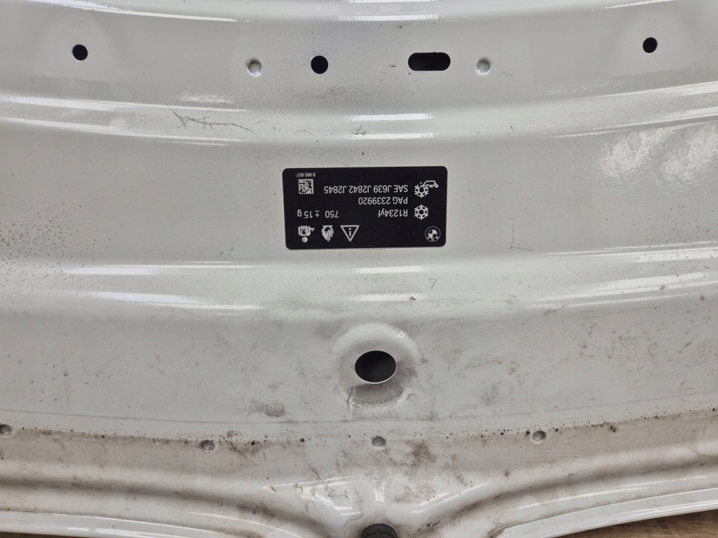 Bmw 5 g30 g31 капот крышка двигателя a300 alpinweiss ori лак w цвет Киев