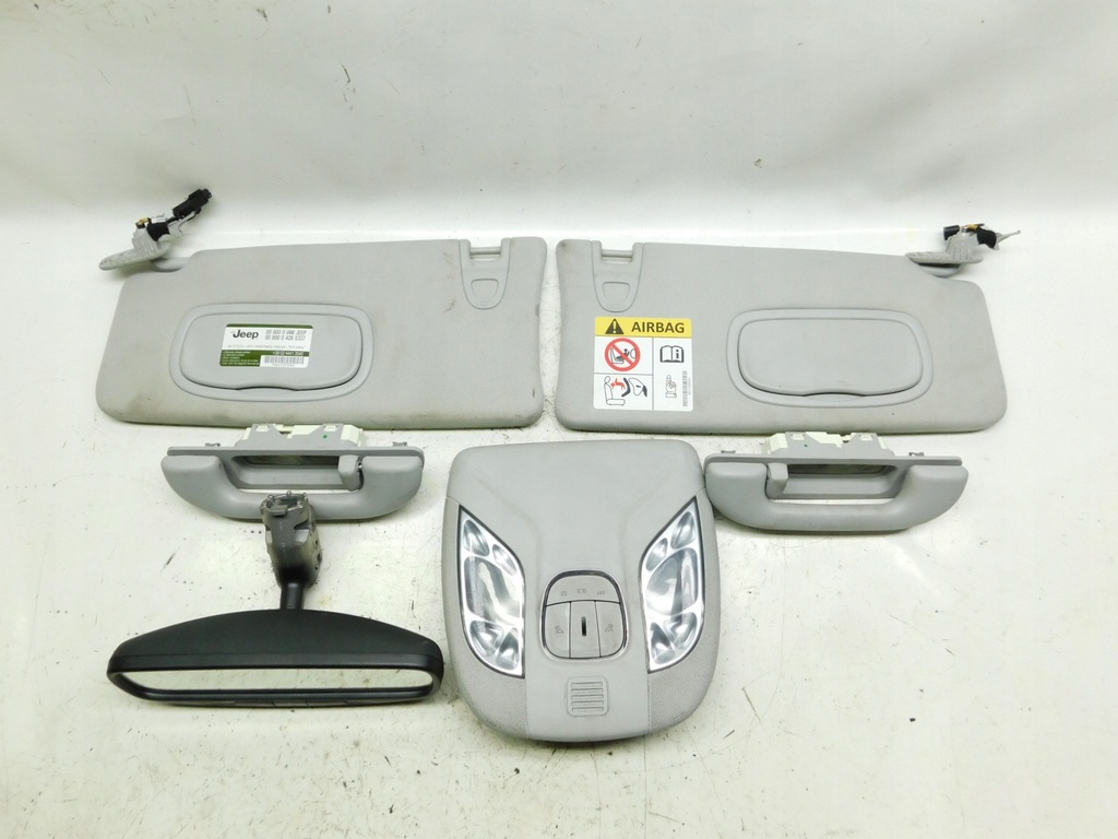 фото №1, Козырьки защита солнцезащитные лампа кабины - jeep compass ii 16-20