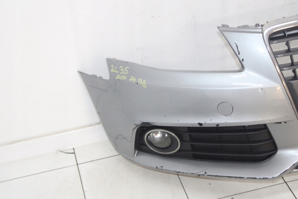 фото №7, Audi a4 b8 07r- бампер перед передній решітка радіатора