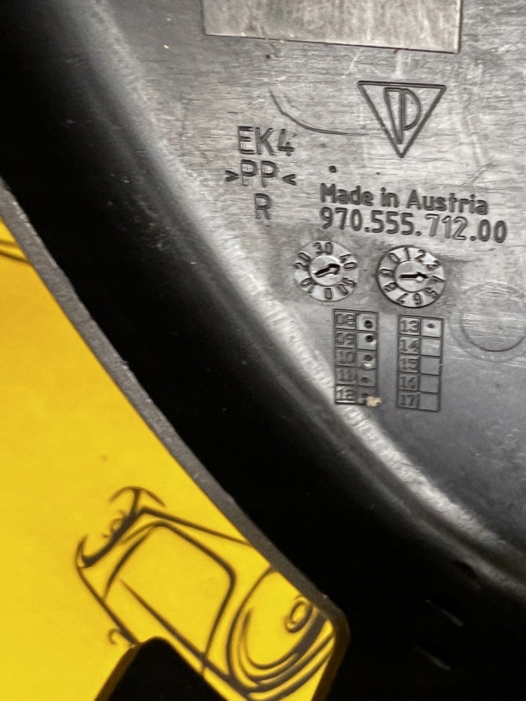 фото №6, Захист заглушка поперечина безпеки задня правий porsche panamera 970 i lift