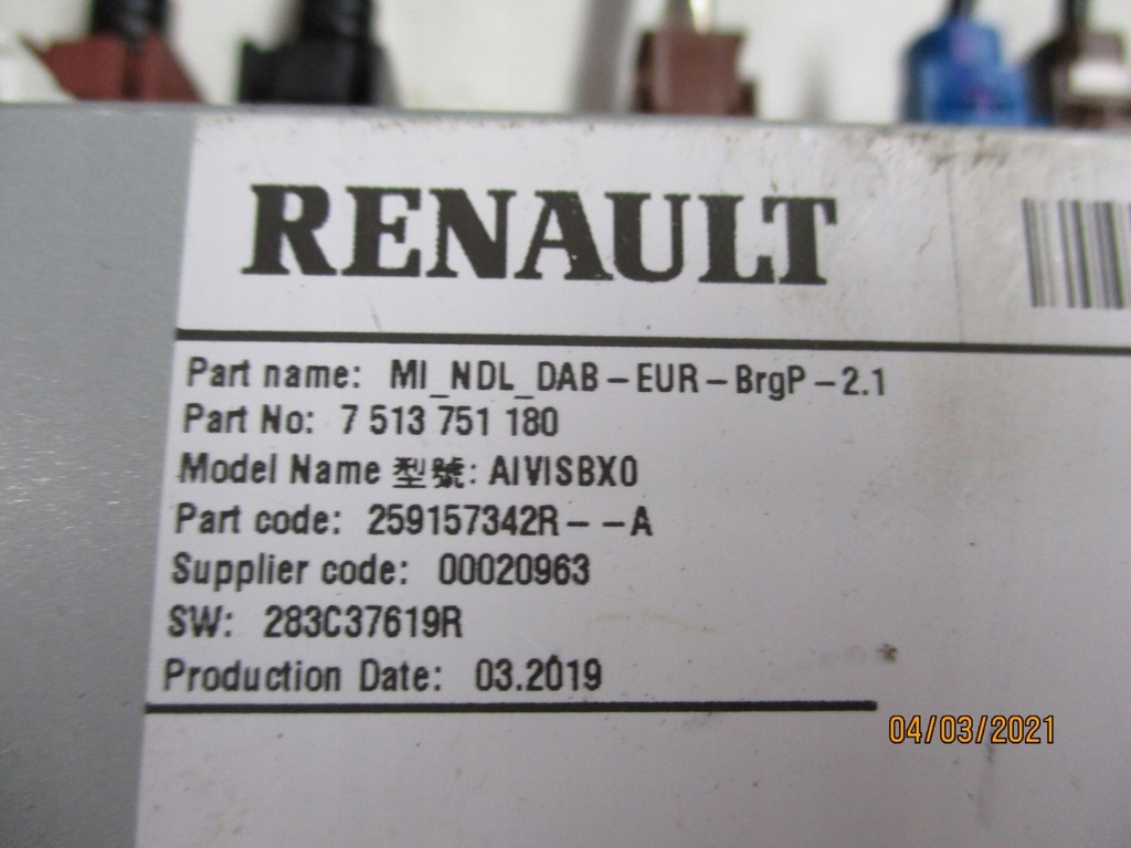 фото №10, Навігація радіо renault captur 259157342r clio v