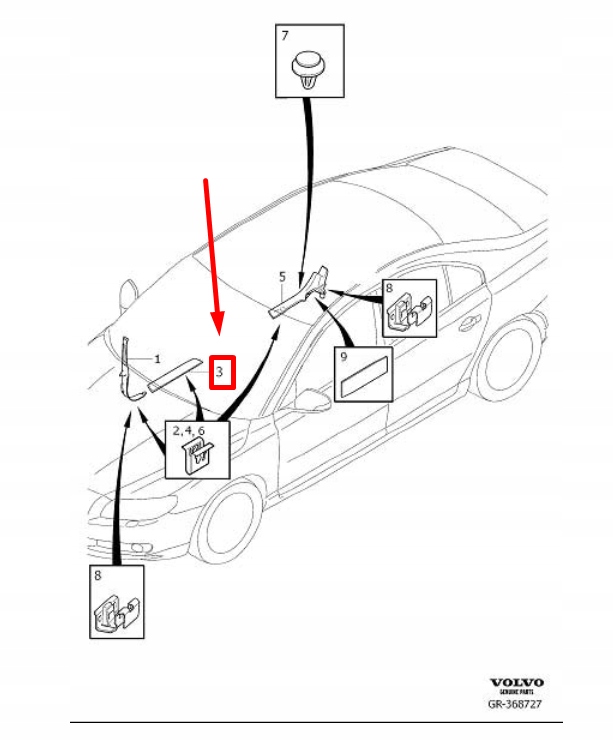 фото №10, Volvo s60 mk2 передня права молдинг поріг внутрішня 39810366оригінальна