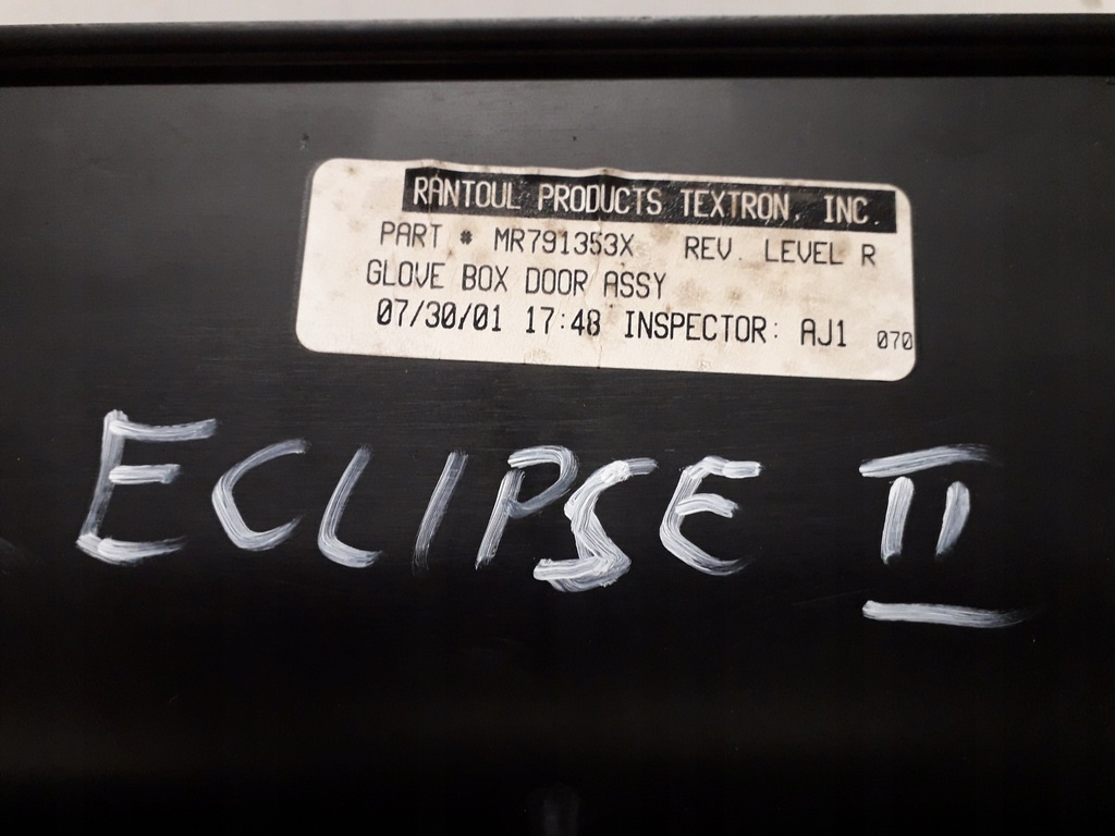 фото №10, Mitsubishi eclipse 3g 99-05 крышка бардачка консоли mr791353x