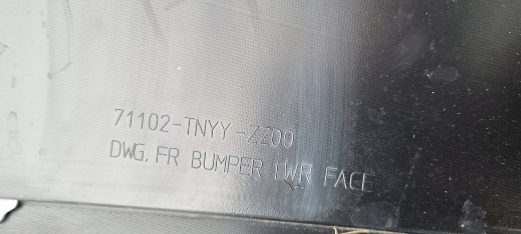 фото №8, Honda cr-v v 2018- молдинг накладка-спойлер бампер перед оригинал