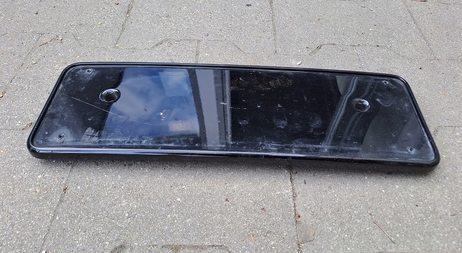 фото №1, Audi rs6 c6 рамка pod номерной знак регистрационная перед