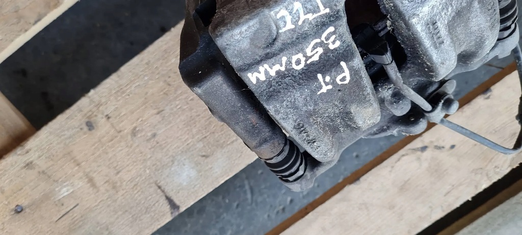 фото №11, Q7 4m ii суппорт тормозной правый задняя задний 350mm bez моторчик s4 b9 s5 8w