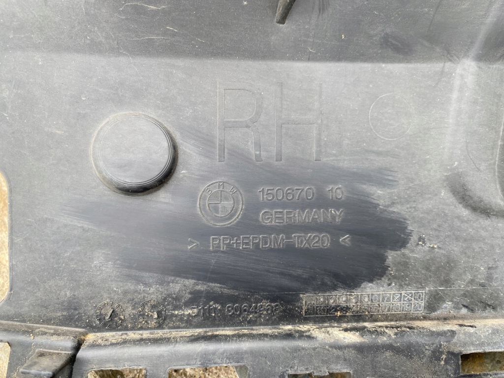 Купить Bmw 5 g30 m набор направляющая бампера правый перед 51118064968 оригинал