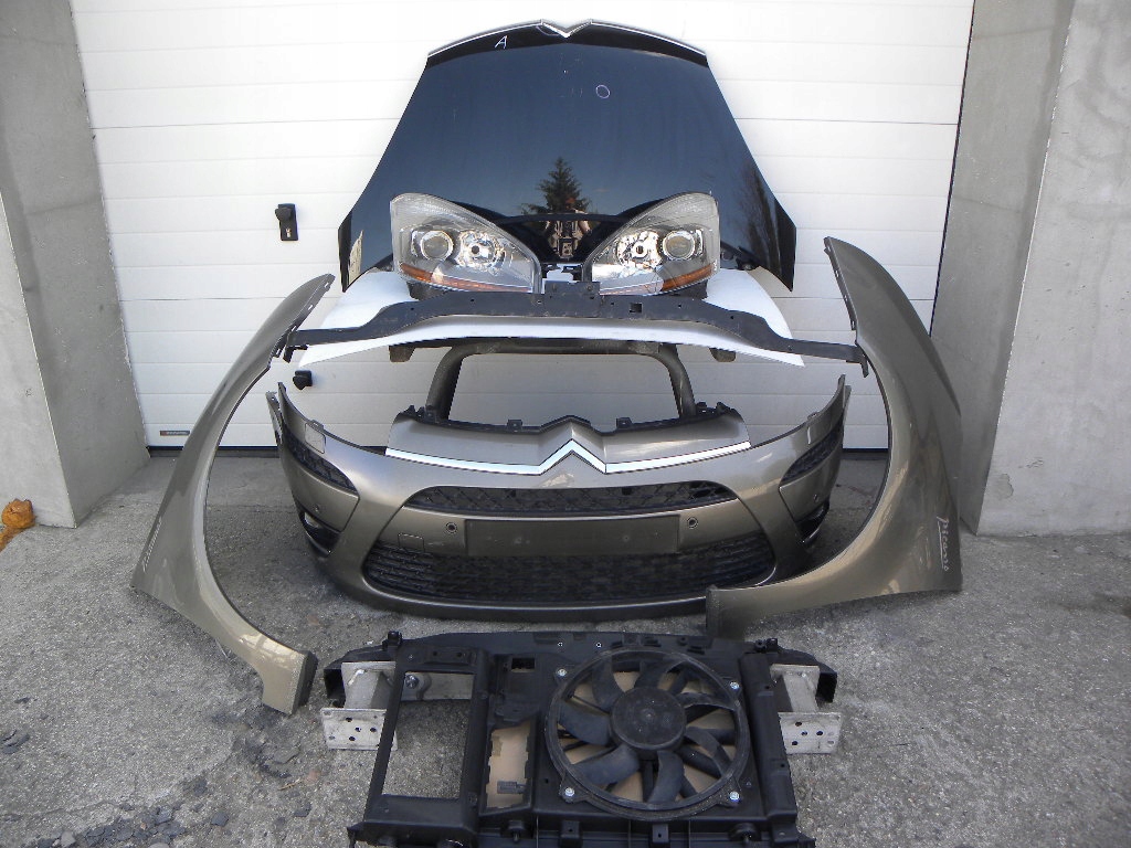 фото №1, Citroen c4 picasso 07-12 rok капот лампы xsenon