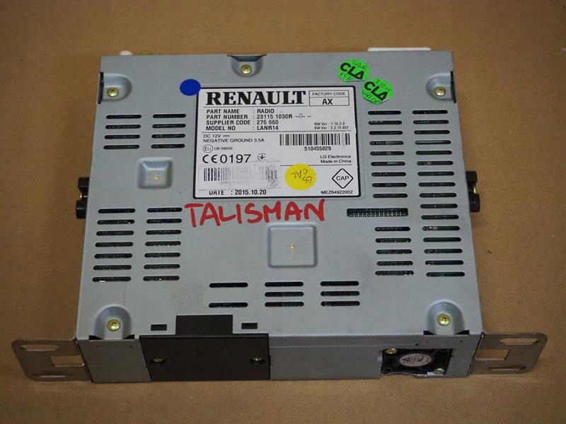 фото №1, Радио навигация renault talisman