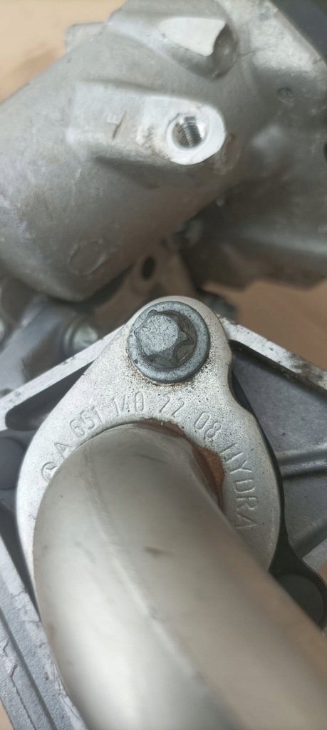 фото №5, Mercedes w205 c-klasa клапан egr радіатор вихлопних газів egr 2.2 cdi