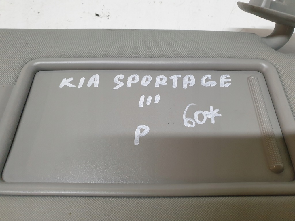 фото №8, Козырёк правый защита солнцезащитная правая козырёк kia sportage iii