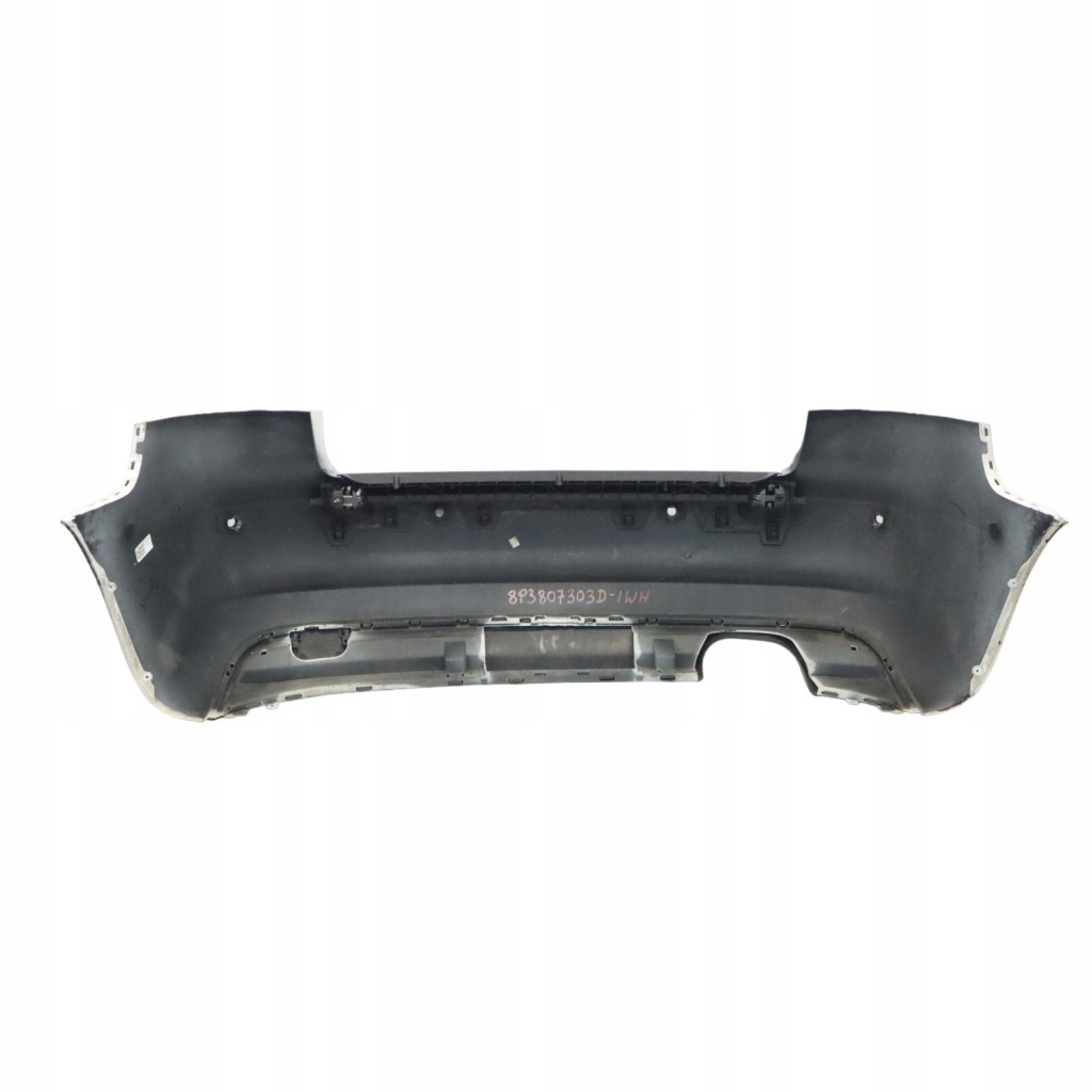 Audi a3 8p бампер задній версія trzydrzwiowa ibis white - y9c Оригінал