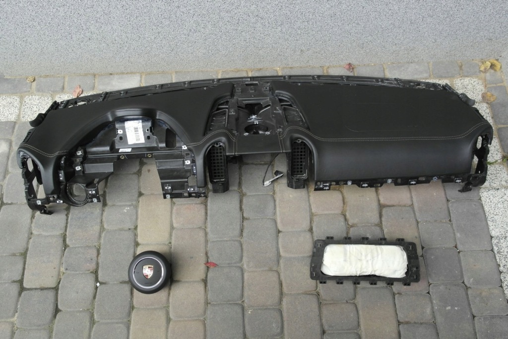фото №1, Porsche cayenne lift 7p панель приладів консоль шкіра подушка безпеки панель приладів pulpit