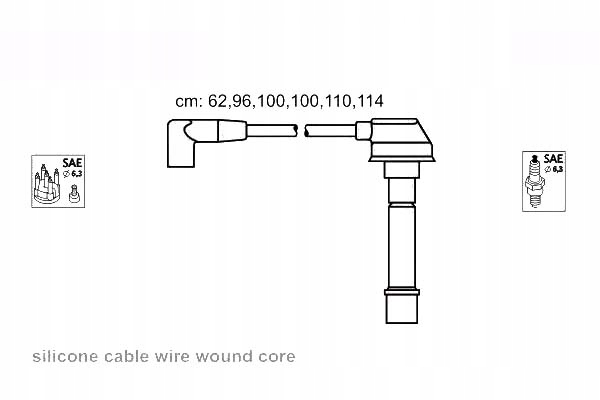 фото №1, Janmor дроти запалювання kpl. chrysler