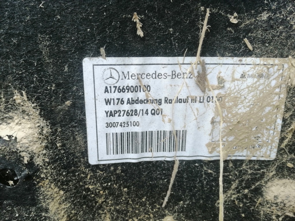 фото №5, Mercedes-benz підкрилок задня праве i ліва 2 w176