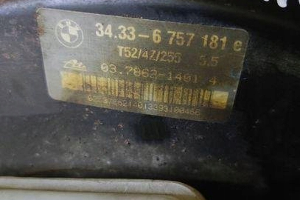 фото №3, Усилитель тормозов mini cooper r50, r53 6757181 1.6l бензиновый 66kw 2003