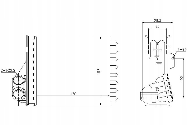 фото №1, Nissens отопитель 181x152x42 dacia duster, log