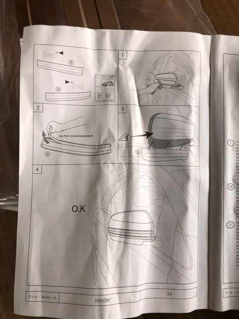 фото №4, Дзеркало накладки хром renault koleos комплект